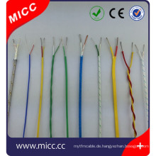 MICC Typ K Thermoelementqualität Glasfaser / Ptfe Thermoelementdraht